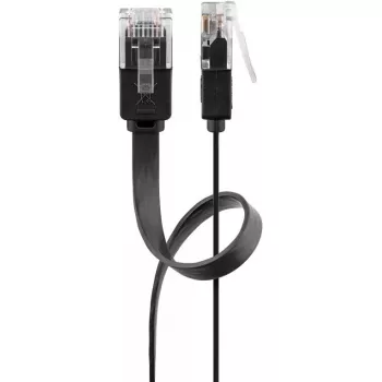 Cable de red Goobay 95387 RJ-45 Cat6 5 m Negro