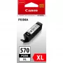 Cartucho de tinta pigmentada negra Canon PGI-570PGBK XL de alto rendimiento, alto rendimiento (XL), negro, tinta pigmentada, 22 ml, 1 unidad, 500 páginas