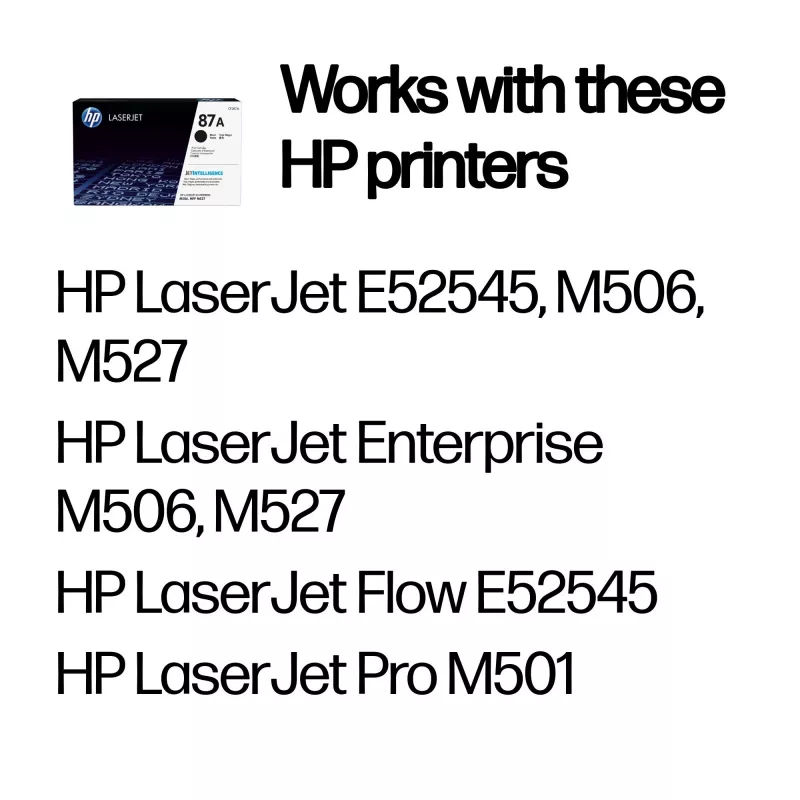 Tóner HP 87A negro original LaserJet 8550 páginas negro