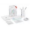 Extensor TP-LINK RE450 802.11ac, 2,4 GHz/5 GHz, 450+1300 Mbit/s, 10/100/1000 Mbit/s, puertos Ethernet LAN (RJ-45) 1, tipo de antena 3x externa