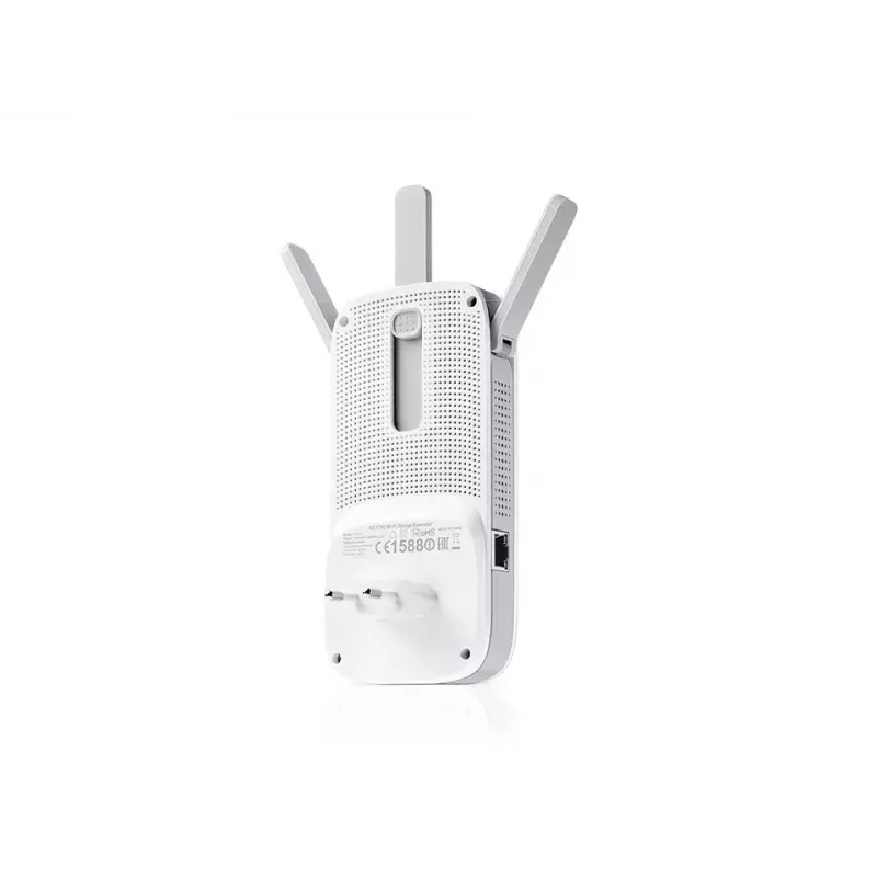 Extensor TP-LINK RE450 802.11ac, 2,4 GHz/5 GHz, 450+1300 Mbit/s, 10/100/1000 Mbit/s, puertos Ethernet LAN (RJ-45) 1, tipo de antena 3x externa