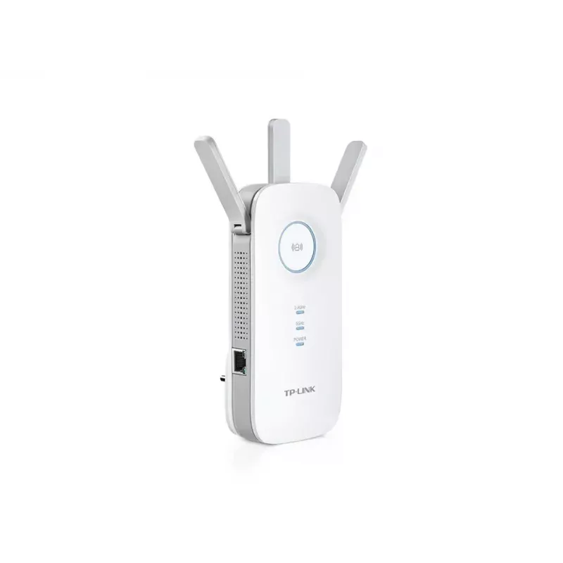 Extensor TP-LINK RE450 802.11ac, 2,4 GHz/5 GHz, 450+1300 Mbit/s, 10/100/1000 Mbit/s, puertos Ethernet LAN (RJ-45) 1, tipo de antena 3x externa