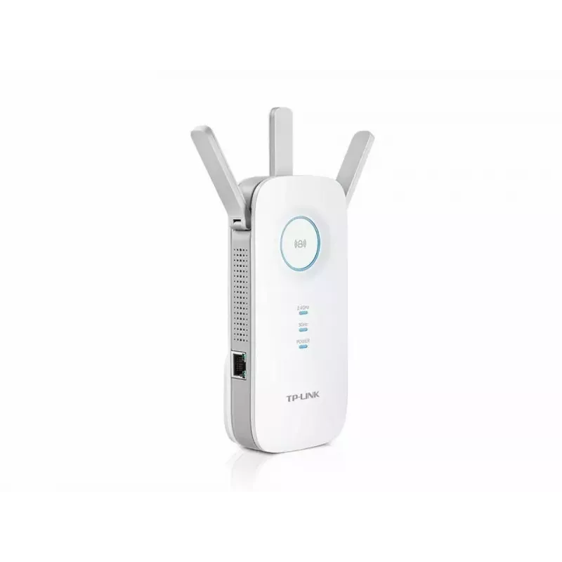 Extensor TP-LINK RE450 802.11ac, 2,4 GHz/5 GHz, 450+1300 Mbit/s, 10/100/1000 Mbit/s, puertos Ethernet LAN (RJ-45) 1, tipo de antena 3x externa
