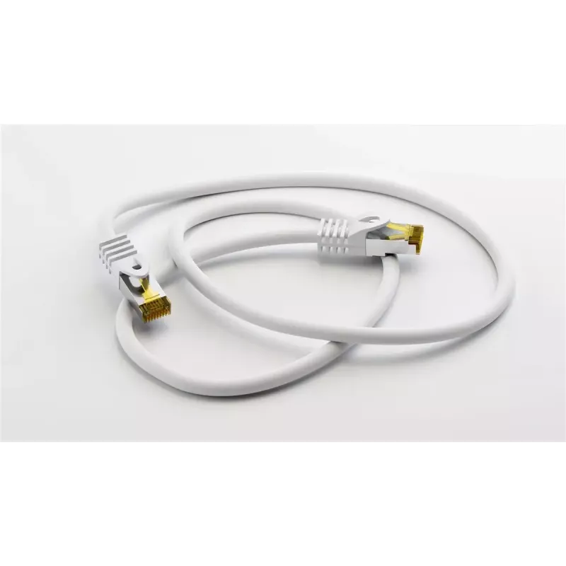 Cable de red Goobay cable de parcheo RJ45 CAT 6A S/FTP 2 m blanco