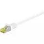 Cable de red Goobay cable de parcheo RJ45 CAT 6A S/FTP 2 m blanco