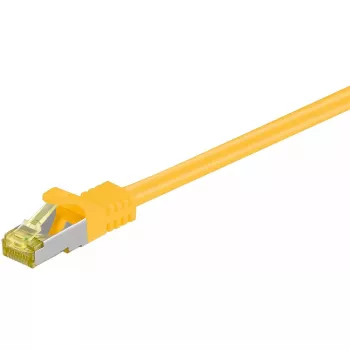 Cable de red Goobay cable de parcheo RJ45 CAT 6A S/FTP 2 m amarillo