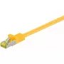 Cable de red Goobay cable de parcheo RJ45 CAT 6A S/FTP 2 m amarillo