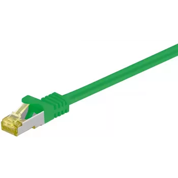 Cable de red Goobay cable de parcheo RJ45 CAT 6A S/FTP 3 m verde