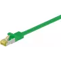 Cable de red Goobay cable de parcheo RJ45 CAT 6A S/FTP 3 m verde