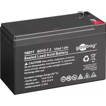 Batería de plomo-ácido sellada Goobay GO12-7.2 7200 mAh 12 V