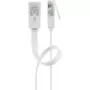 Goobay 95155 Cable de red Cat6 U/UTP (UTP) blanco, 7 m, RJ-45 dorado