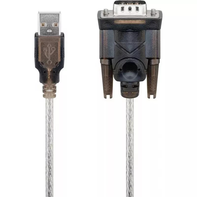 Cable serie Goobay 95435 Transparente 1,5 m USB Type-A