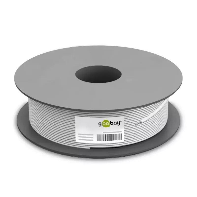 Cable de red Goobay 96094 gris 100 m Cat6a S/FTP