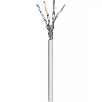 Cable de red Goobay 96094 gris 100 m Cat6a S/FTP