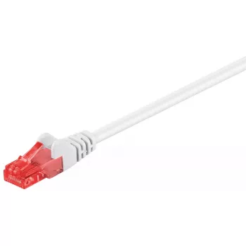 Cable de red Goobay CAT 6 Patch Cable RJ-45 Cat6 3m blanco