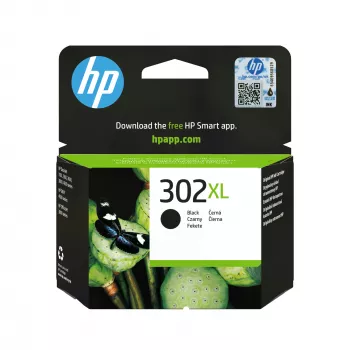 HP 302XL Cartucho de tinta original negro de alta capacidad, negro, 1 ud., 430 páginas