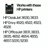 HP 302XL Cartucho de tinta original negro de alta capacidad, negro, 1 ud., 430 páginas