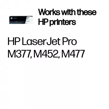 Cartucho de tóner HP CF411A M452DN 2300 páginas cian