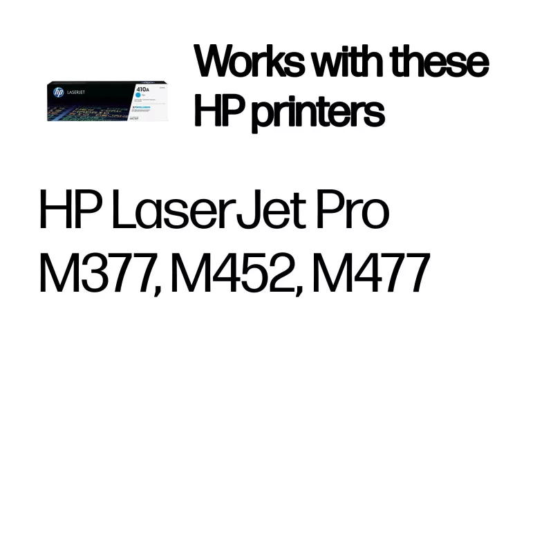 Cartucho de tóner HP CF411A M452DN 2300 páginas cian