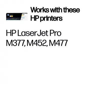 Cartucho de tóner HP CF412A M452DN 2300 páginas amarillo