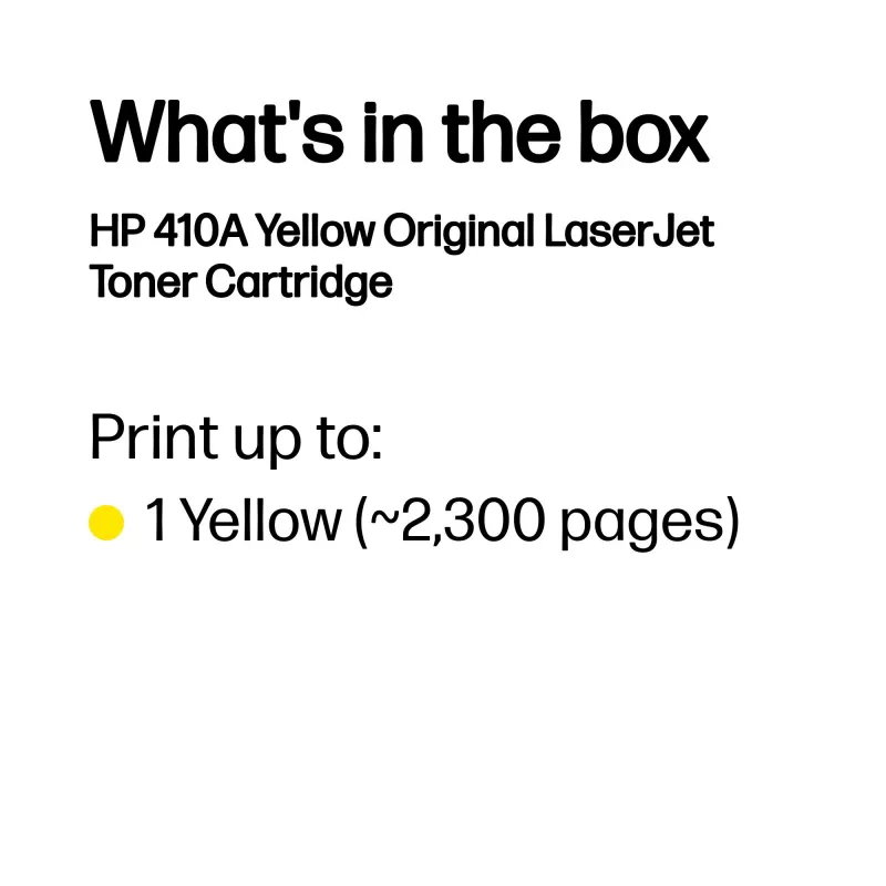 Cartucho de tóner HP CF412A M452DN 2300 páginas amarillo