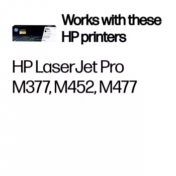 HP 410A Cartucho de tóner original LaserJet negro, 2300 páginas, negro, 1 unidad