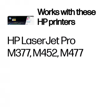 Cartucho de tóner HP magenta 410A CF413A 2300 páginas