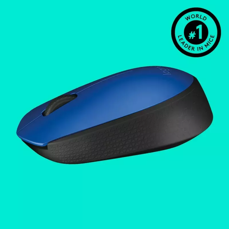 Logitech M171 Ratón RF inalámbrico óptico 1000 DPI, azul