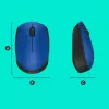 Logitech M171 Ratón RF inalámbrico óptico 1000 DPI, azul