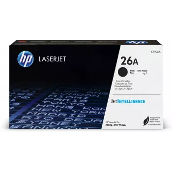 HP 26A Cartucho de tóner original LaserJet negro, 3100 páginas, negro, 1 unidad