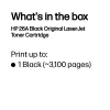 HP 26A Cartucho de tóner original LaserJet negro, 3100 páginas, negro, 1 unidad