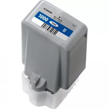 Canon PFI-1000B Cartucho de tinta azul, azul, tinta pigmentada, 80 ml, 4875 páginas