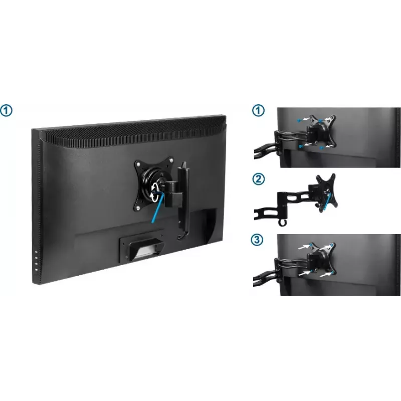 ARCTIC W1A - Soporte de pared para monitor