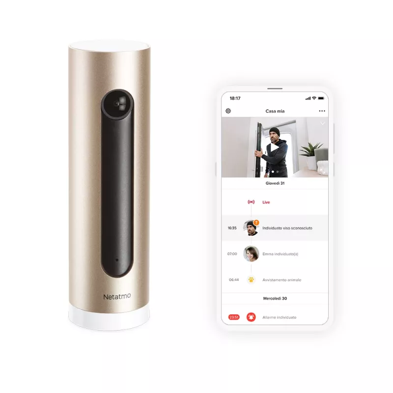 Netatmo Welcome Cámara de seguridad IP interior 1920 x 1080 píxeles sobremesa