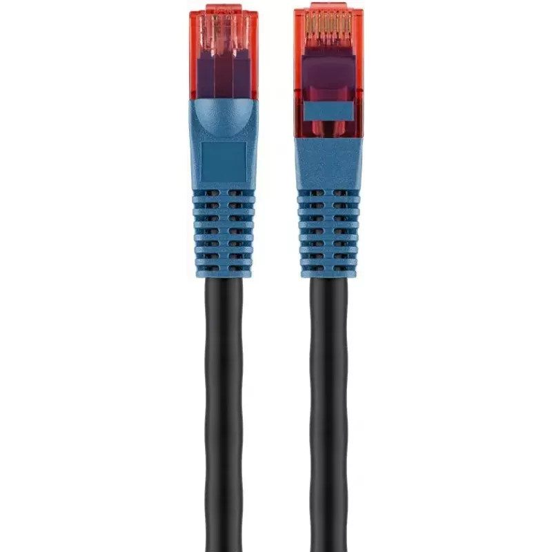 Cable de red Goobay 94397 RJ-45 Cat6 75 m negro