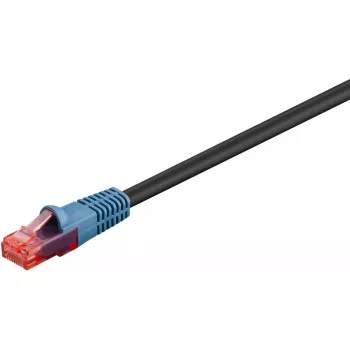 Cable de red Goobay 94397 RJ-45 Cat6 75 m negro