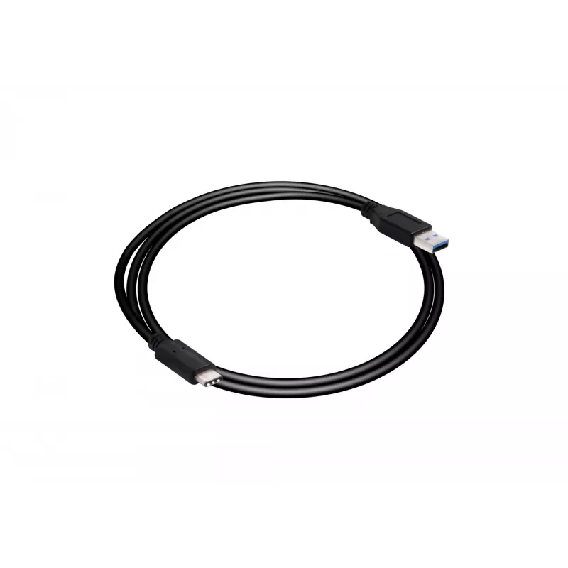 Club 3D CAC-1523 cable de USB-C a USB-A, USB 3.1 Gen 2, 10 Gbps, PD 60 W, macho/macho, 1 m, negro