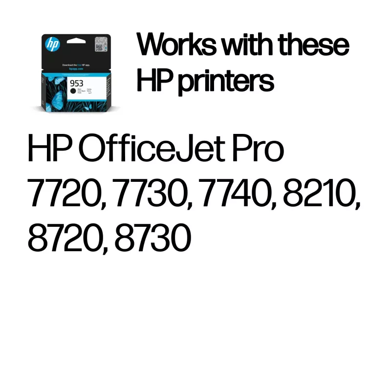 HP 953 Cartucho de tinta original negro