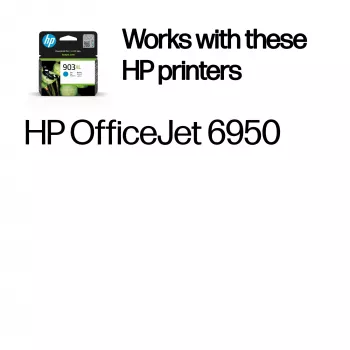 HP 903XL Cartucho de tinta original, cian, alta capacidad, 1 unidad, 750 páginas