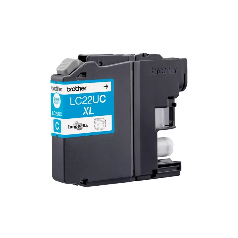 Brother LC22UC Cartucho de tinta 1 ud. original de alta capacidad (XL) cian