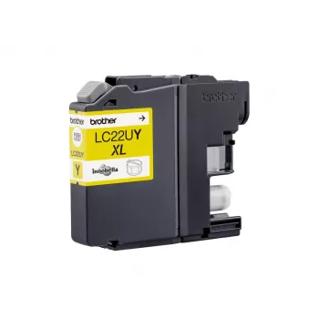 Brother LC22UY Cartucho de tinta 1 ud. original alta capacidad (XL) amarillo
