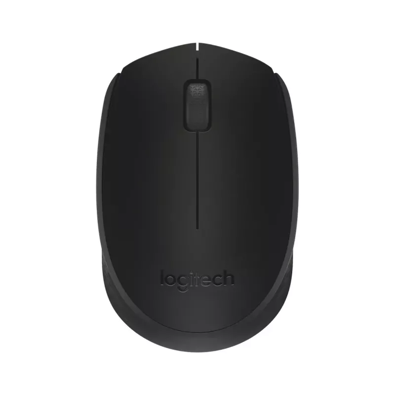 Ratón óptico inalámbrico Logitech B170 RF, ambidiestro, 3 botones, negro, 10 m de alcance, hasta 12 meses de duración de la batería