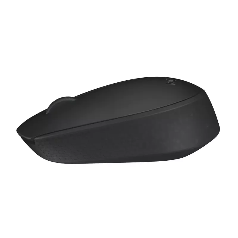 Ratón óptico inalámbrico Logitech B170 RF, ambidiestro, 3 botones, negro, 10 m de alcance, hasta 12 meses de duración de la batería