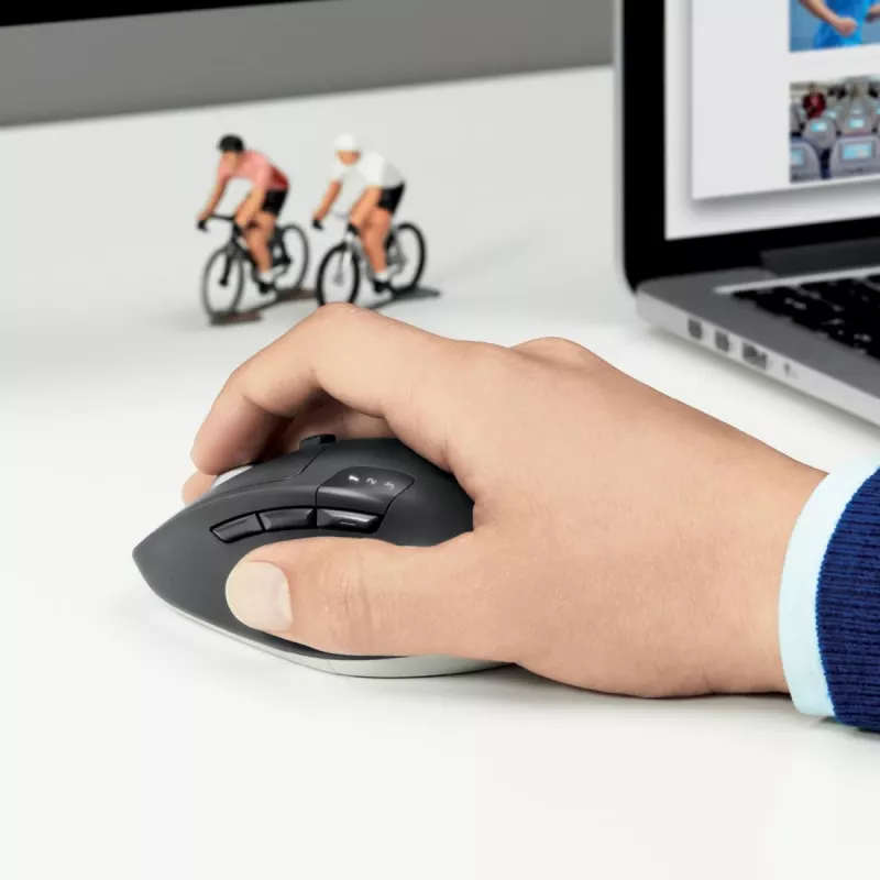 LOGITECH M720 Triathlon ratón inalámbrico multidispositivo - negro
