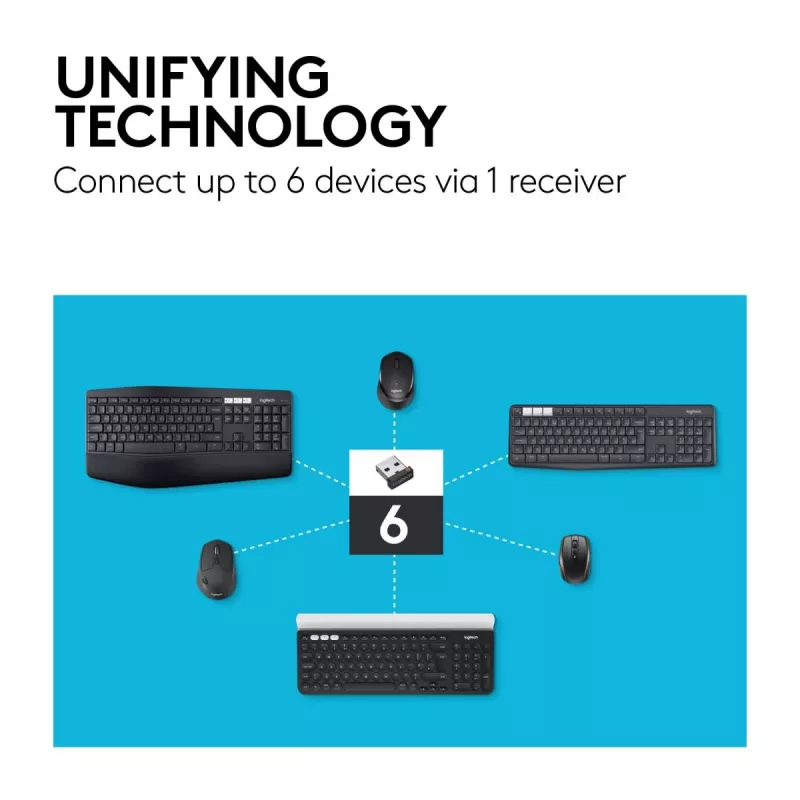 LOGITECH M720 Triathlon ratón inalámbrico multidispositivo - negro
