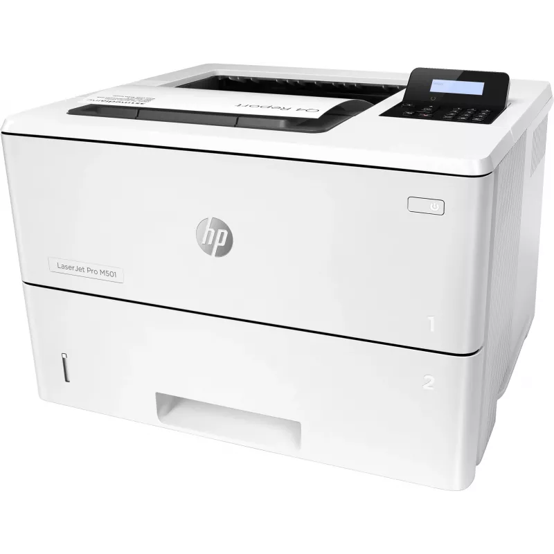 HP LaserJet Pro M501dn, láser, 600 x 600 DPI, A4, 43 ppm, impresión a doble cara, listo para red