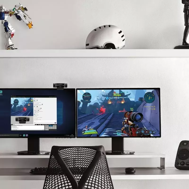 Logitech C922 1920 x 1080 píxeles USB negro webcam