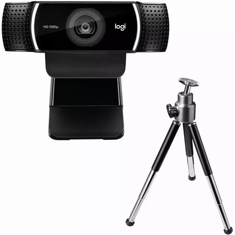 Logitech C922 1920 x 1080 píxeles USB negro webcam