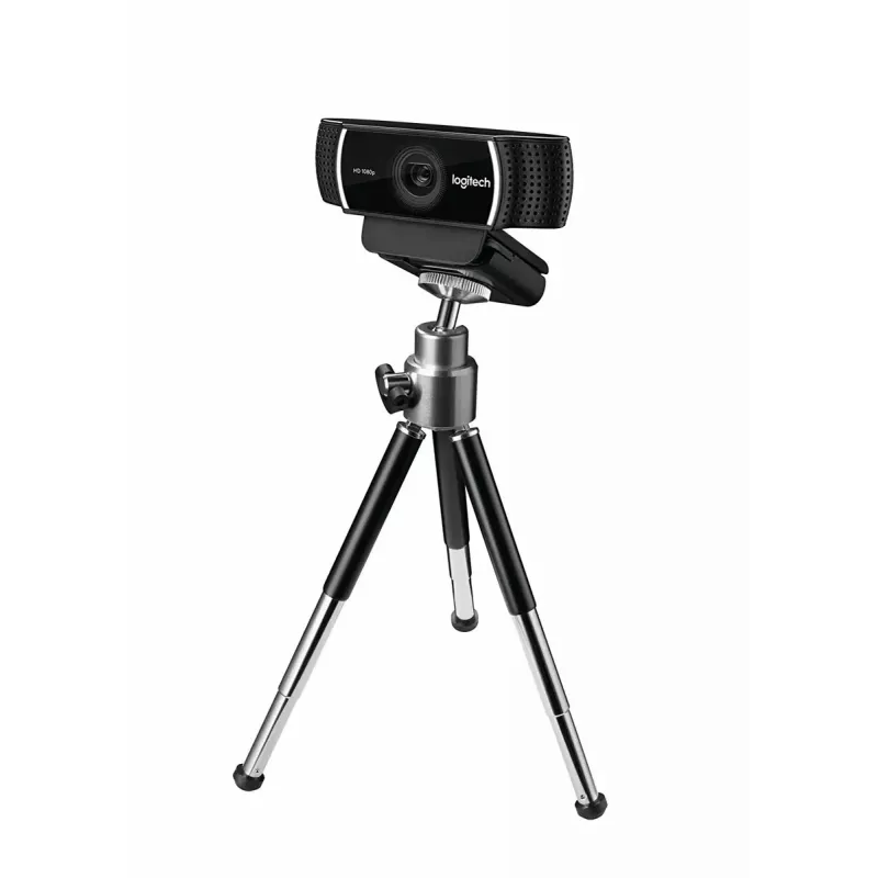 Logitech C922 1920 x 1080 píxeles USB negro webcam