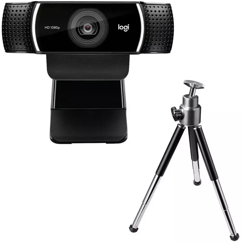 Logitech C922 1920 x 1080 píxeles USB negro webcam